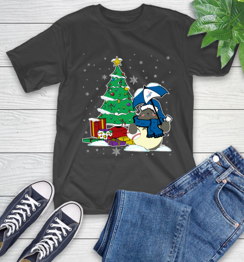 Los Angeles Dodgers MLB Baseball Cute Tonari No Totoro Christmas Sports T-Shirt
