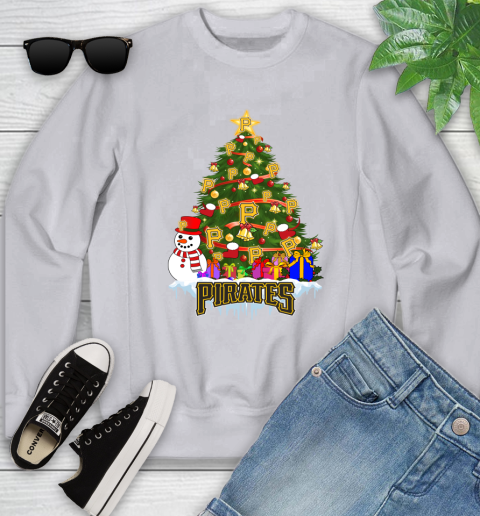 Pittsburgh Pirates Merry Christmas MLB Baseball Sports Youth Sweatshirt 4