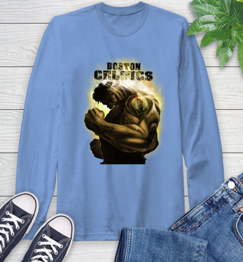 Boston Celtics NBA Basketball Hulk Marvel Avengers Sports Long Sleeve T-Shirt 12