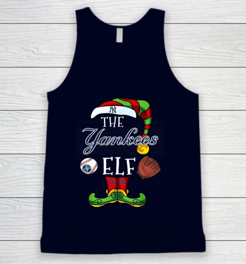 New York Yankees Christmas ELF Funny MLB Tank Top 2