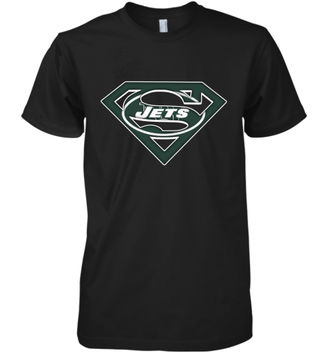 We Are Undefeatable The New York Jets x Superman NFL Premium Men's T-Shirt