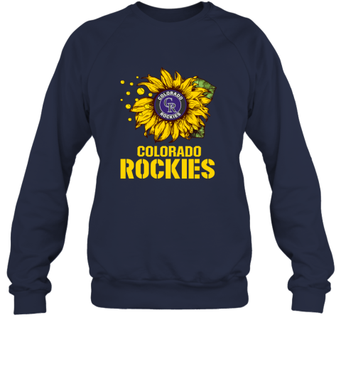 Colorado Rockiers Sunflower MLB Baseball Sweatshirt