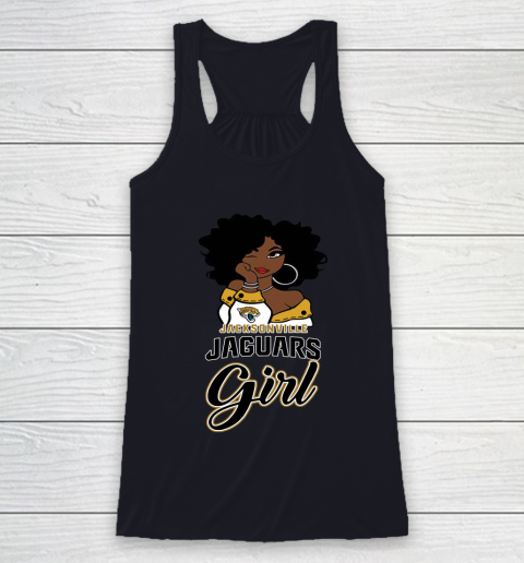 Jacksonville Jaguars Girl NFL Racerback Tank 8