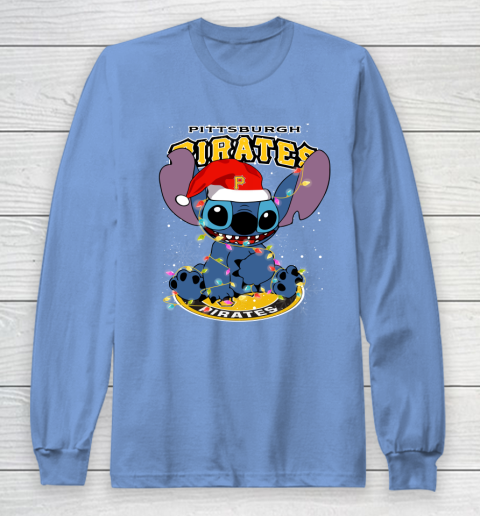 Pittsburgh Pirates MLB noel stitch Baseball Christmas Long Sleeve T-Shirt 8