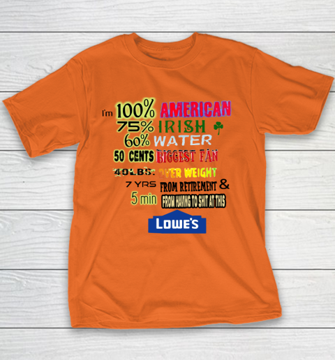 I'm 100 American 70 Irish Youth T-Shirt 3
