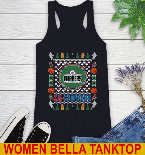 LA Clippers Merry Christmas NBA Basketball Loyal Fan Racerback Tank 8