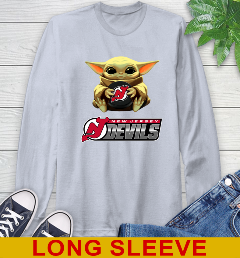 NHL Hockey New Jersey Devils Star Wars Baby Yoda Shirt 63