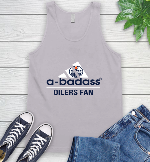 NHL A Badass Edmonton Oilers Fan Adidas Hockey Sports Tank Top 3
