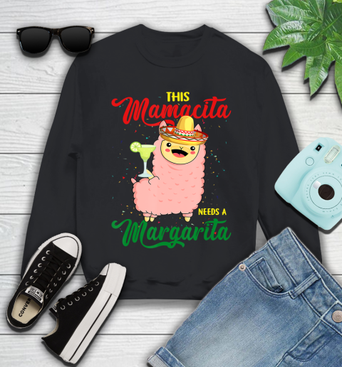 Nurse Shirt This Mamacita needs a Margarita Llama T Shirt Youth Sweatshirt