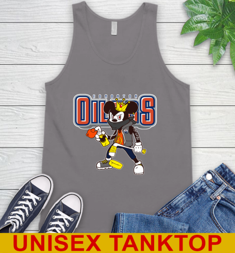 Edmonton Oilers NHL Hockey Mickey Peace Sign Sports Tank Top - Image 8