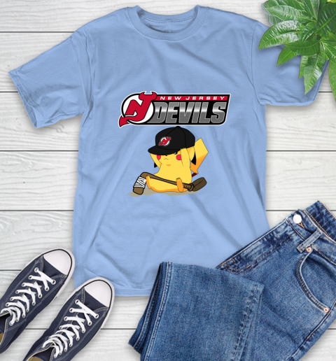 NHL Pikachu Hockey Sports New Jersey Devils T-Shirt 11