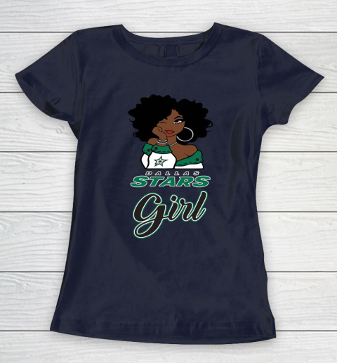 Dallas Stars Girl NHL Women's T-Shirt 4