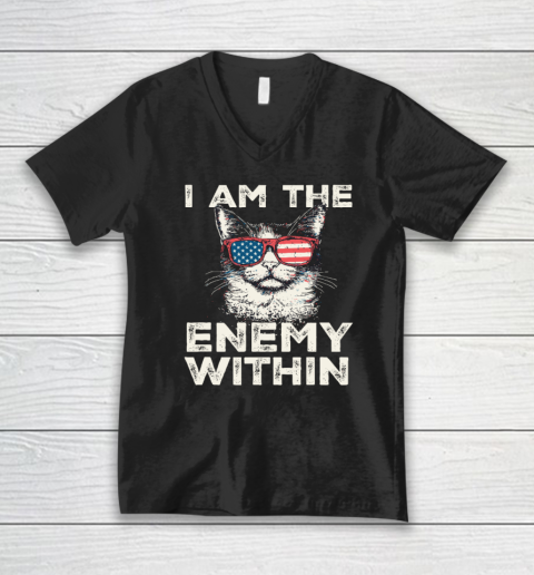 I Am The Enemy Within Tee  Kamala Harris 2024 Merch V-Neck T-Shirt