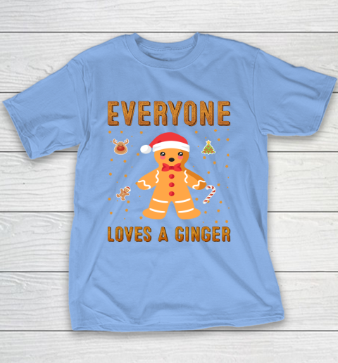 Everyone Loves A Ginger Funny Christmas Youth T-Shirt 8