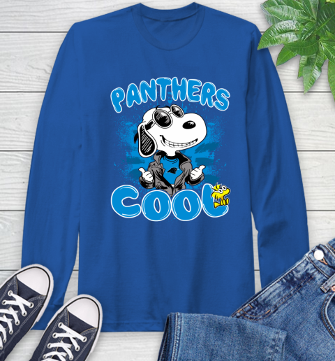 NFL Football Carolina Panthers Cool Snoopy Shirt Long Sleeve T-Shirt 11
