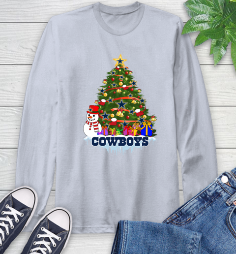 Dallas Cowboys Merry Christmas NFL Football Sports Long Sleeve T-Shirt 6