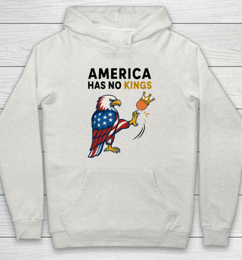 America Has No Kings Eagle Kick Orange Anti Trump Hoodie 8