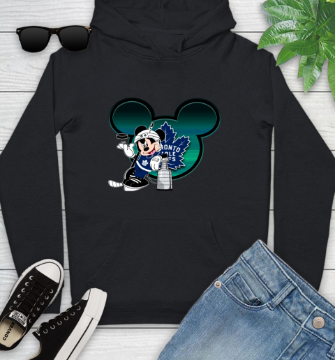 NHL Toronto Maple Leafs Stanley Cup Mickey Mouse Disney Hockey T Shirt Youth Hoodie 2