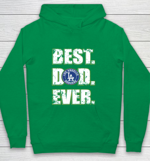 MLB Los Angeles Dodgers Baseball Best Dad Ever Family Shirt Youth Hoodie 4
