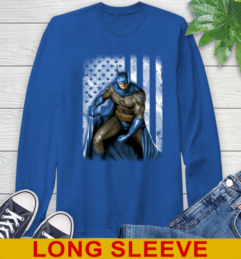Tennessee Titans NFL Football Batman DC American Flag Shirt Long Sleeve T-Shirt 11