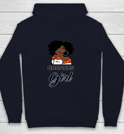 Denver Broncos Girl NFL Youth Hoodie 3