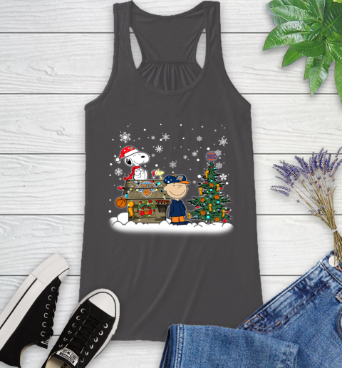 New York Knicks NBA Basketball Christmas The Peanuts Movie Snoopy Championship Racerback Tank 11