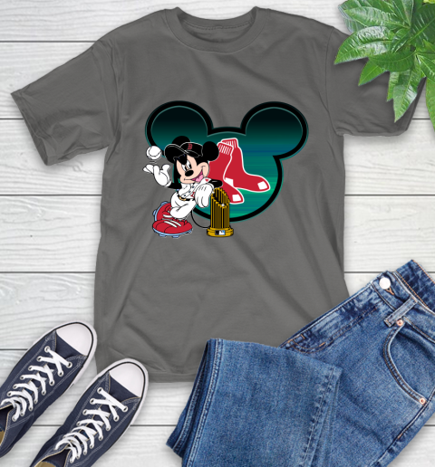 MLB Boston Red Sox The Commissioner's Trophy Mickey Mouse Disney T-Shirt 9