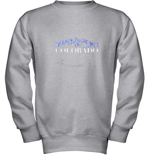 z7kt colorado rocky mountain shirt baseball player design youth sweatshirt 47 front sport grey