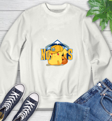 NBA Pikachu Basketball Sports Denver Nuggets Sweatshirt
