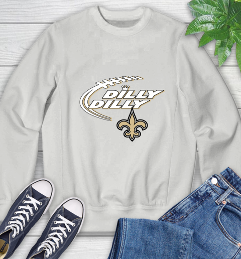 NFL New Orleans Saints Dilly Dilly Football Sports Sweatshirt 5