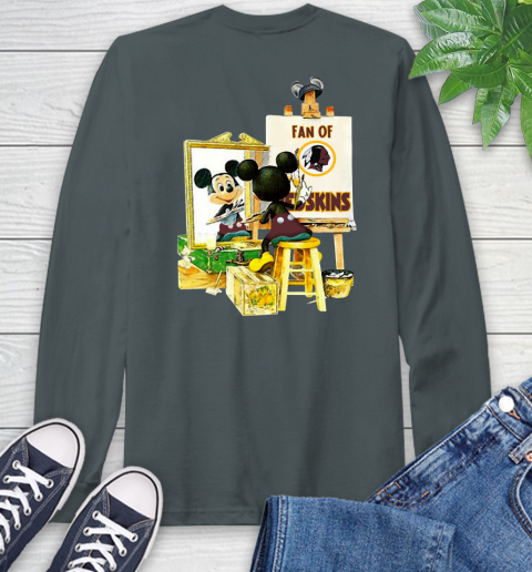 NFL Football Washington Redskins Mickey Drawing Shirt 60