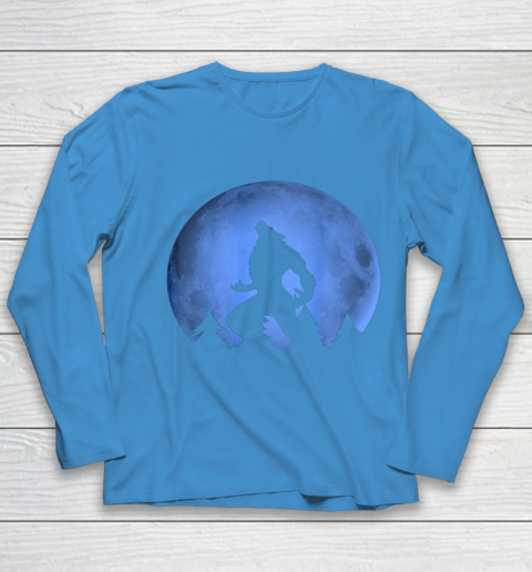 Werewolf Blue Moon wolf full moon on Halloween costume 2020 Youth Long Sleeve 5