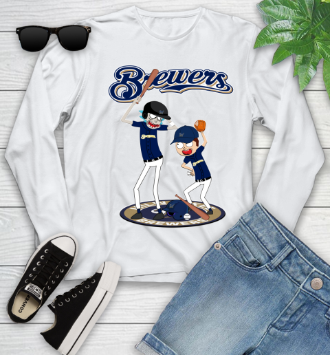 MLB Milwaukee Brewers Rick And Morty Baseball 125