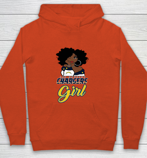 Los Angeles Chargers Girl NFL Youth Hoodie 4