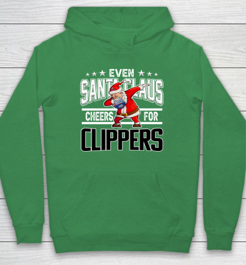 LA Clippers Even Santa Claus Cheers For Christmas NBA Hoodie 5