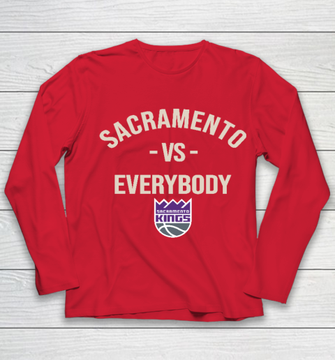 Sacramento Kings Vs Everybody Youth Long Sleeve 8