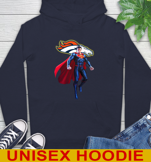 NFL Superman DC Sports Football Denver Broncos Hoodie 4