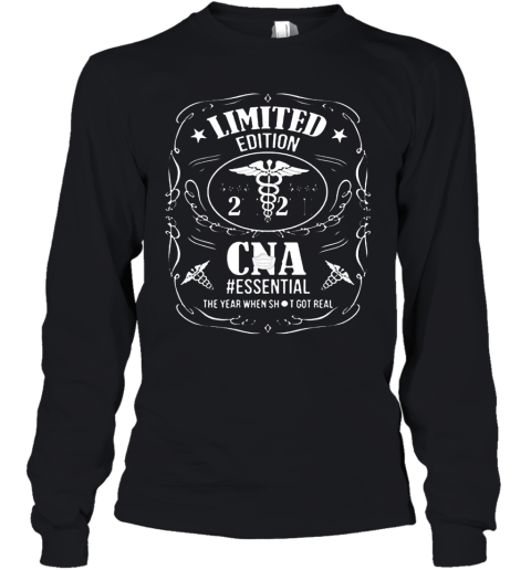 2020 CNA Essential The Year When Shit Got Real Covid 19 Youth Long Sleeve