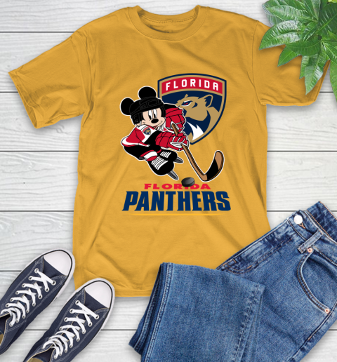 NHL Florida Panthers Mickey Mouse Disney Hockey T Shirt T-Shirt 3