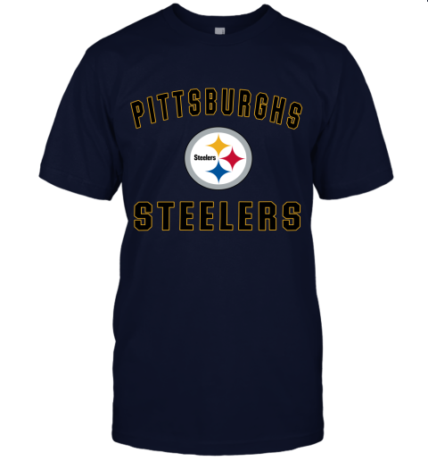 Pittsburgh Steelers NFL Line Gray Victory Unisex Jersey Tee