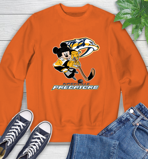 NHL Nashville Predators Mickey Mouse Disney Hockey T Shirt Sweatshirt 16