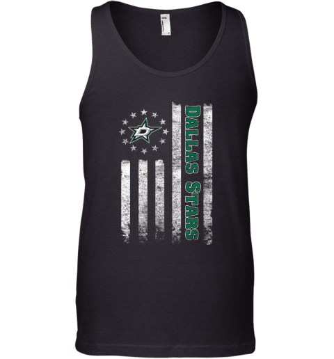 NHL American Flag Hockey Sports Dallas Stars Tank Top