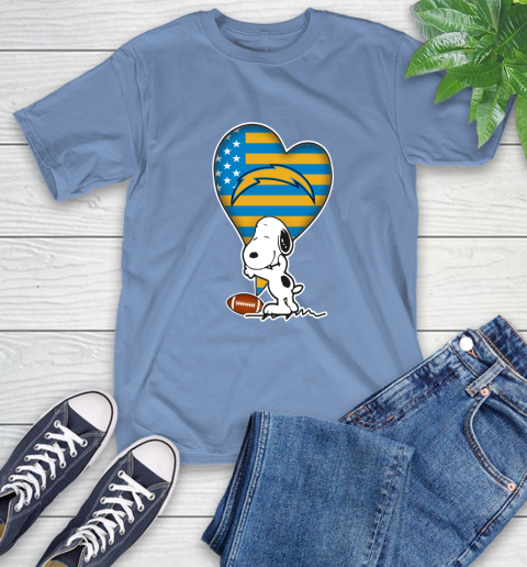 San Diego Chargers NFL Football The Peanuts Movie Adorable Snoopy T-Shirt 11