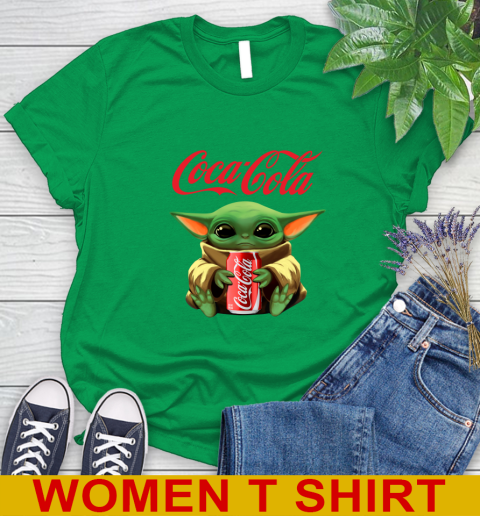 Star Wars Baby Yoda Hugs Coca Cola Soft Drink Shirt 94