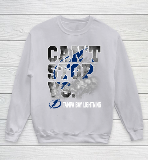 NHL Tampa Bay Lightning Hockey Can't Stop Vs Youth Sweatshirt 3