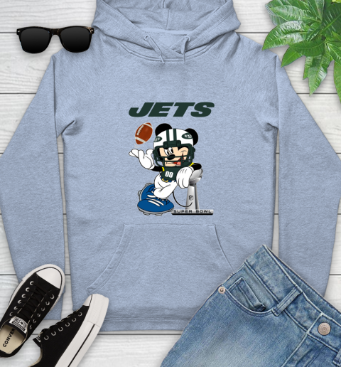 NFL New York Jets Mickey Mouse Disney Super Bowl Football T Shirt Youth Hoodie 10