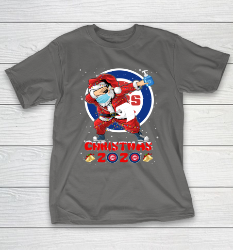 Chicago Cubs Funny Santa Claus Dabbing Christmas 2020 MLB T-Shirt 8