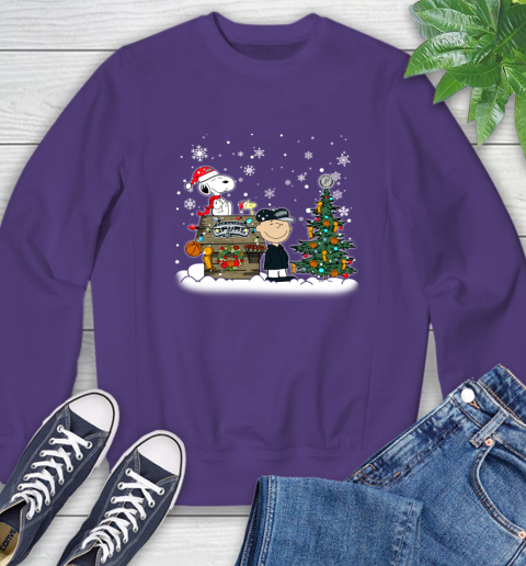 San Antonio Spurs NBA Basketball Christmas The Peanuts Movie Snoopy Championship Sweatshirt 4