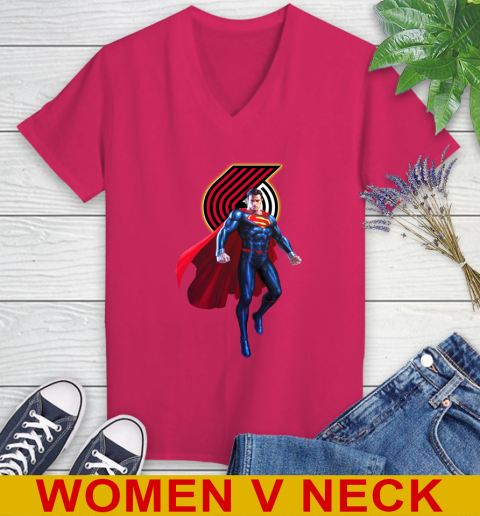 NBA Awesome Superman Basketball Sports Portland Trail Blazers 86