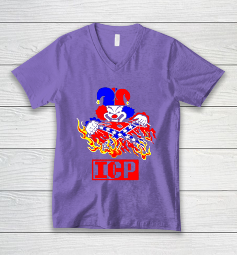Fuck your rebel flag V-Neck T-Shirt 8